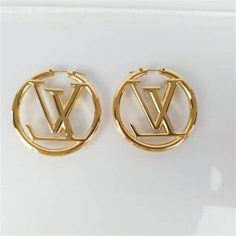 lv hoop earrings dupe|faux louis vuitton earrings.